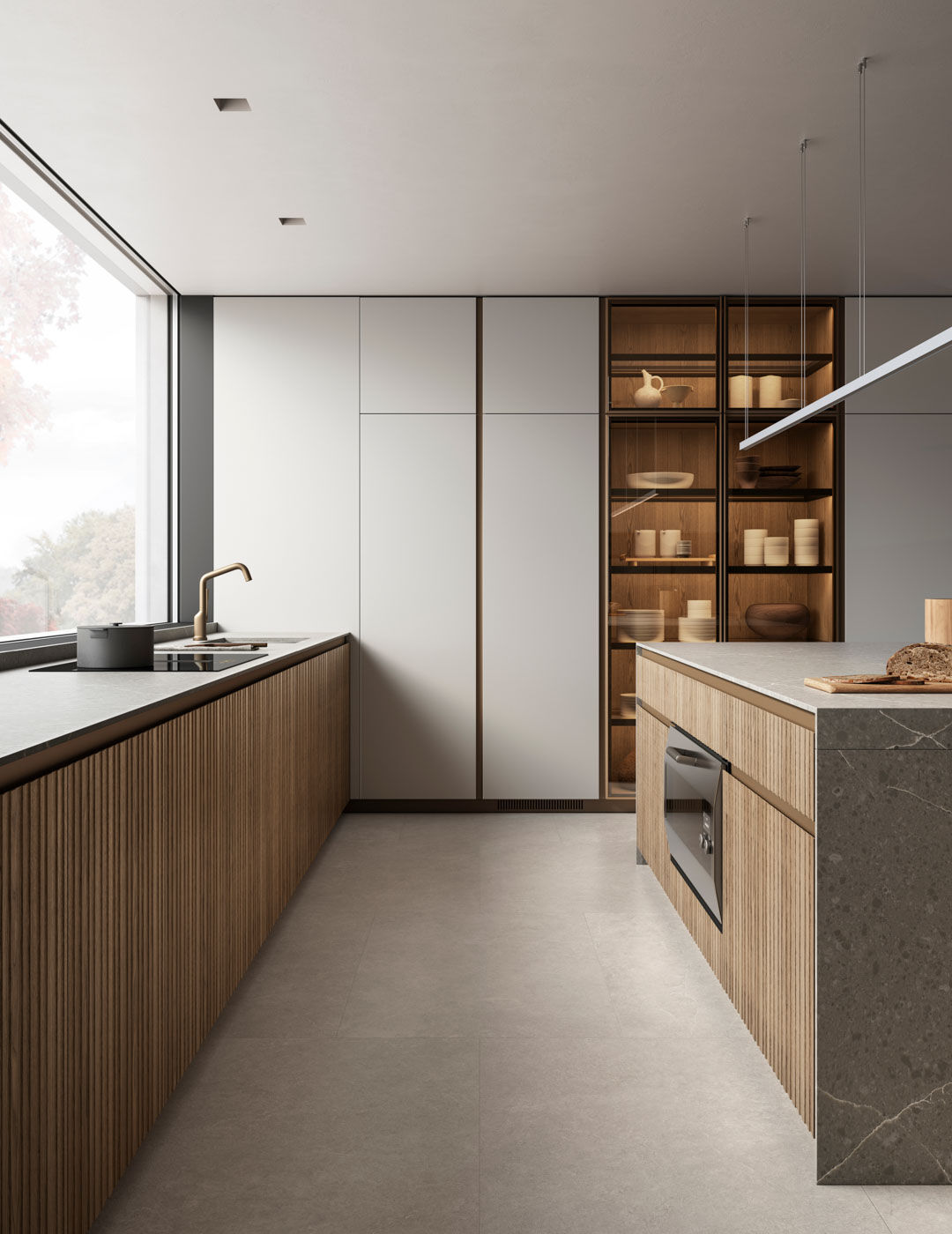 Arclinea thea kitchen with island