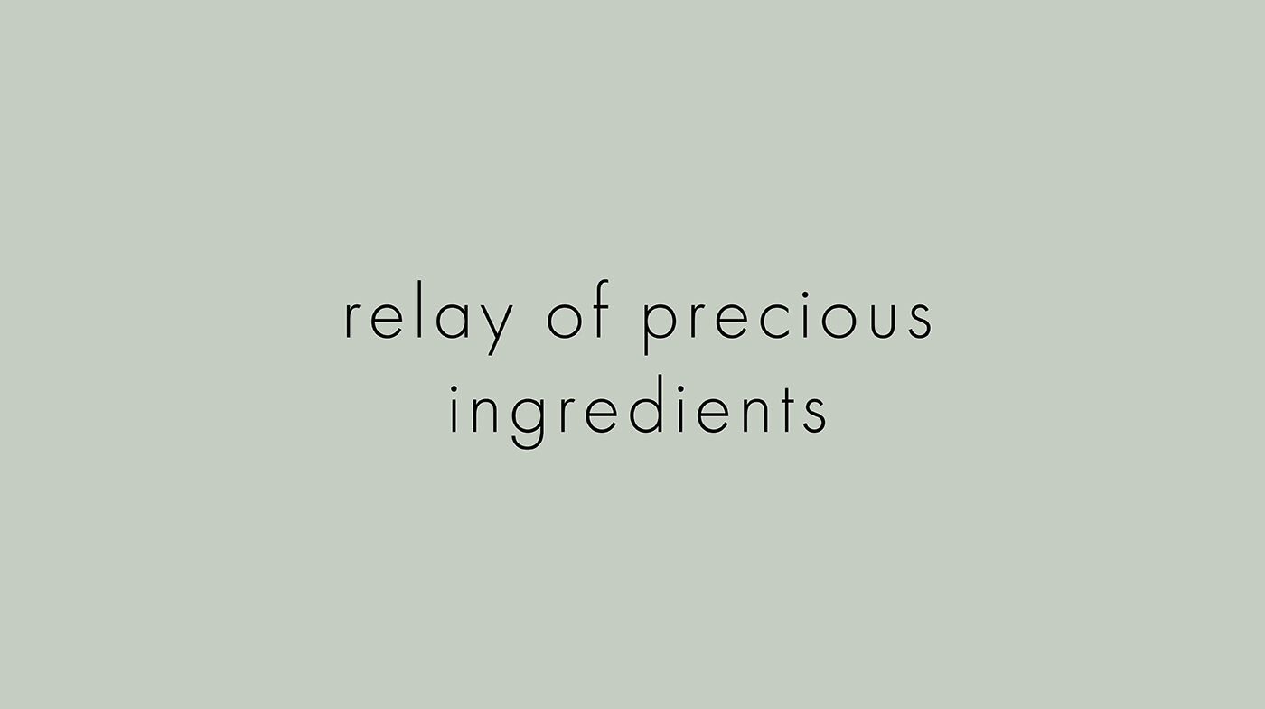 Relay Of Precious Ingredients