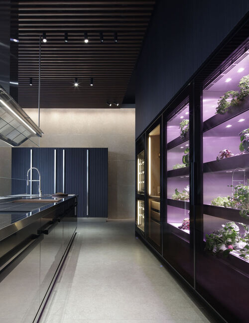 Milan showroom kitchen Arclinea proxima collection via durini00004