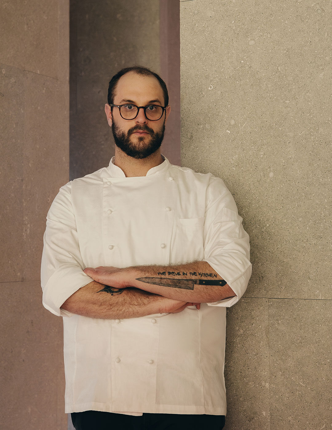 Lignum et Lapis sculpture-island - Arclinea kitchen philosophy