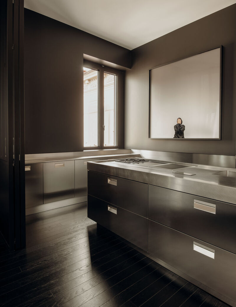 Arclinea - Italia kitchen - Naples - 12_Andre dell'uva architecture naples penthouse