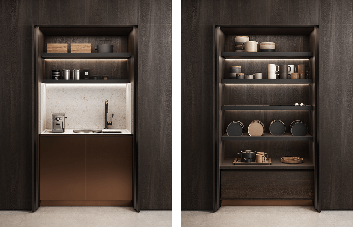 Exclusive elements new pocket system 2 kitchen