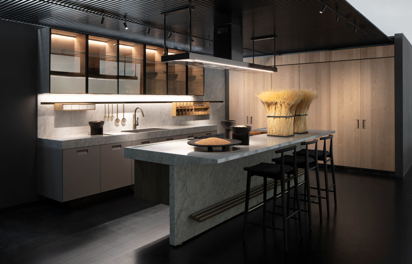 Arclinea london brompton kitchen showroom  lignum et lapis
