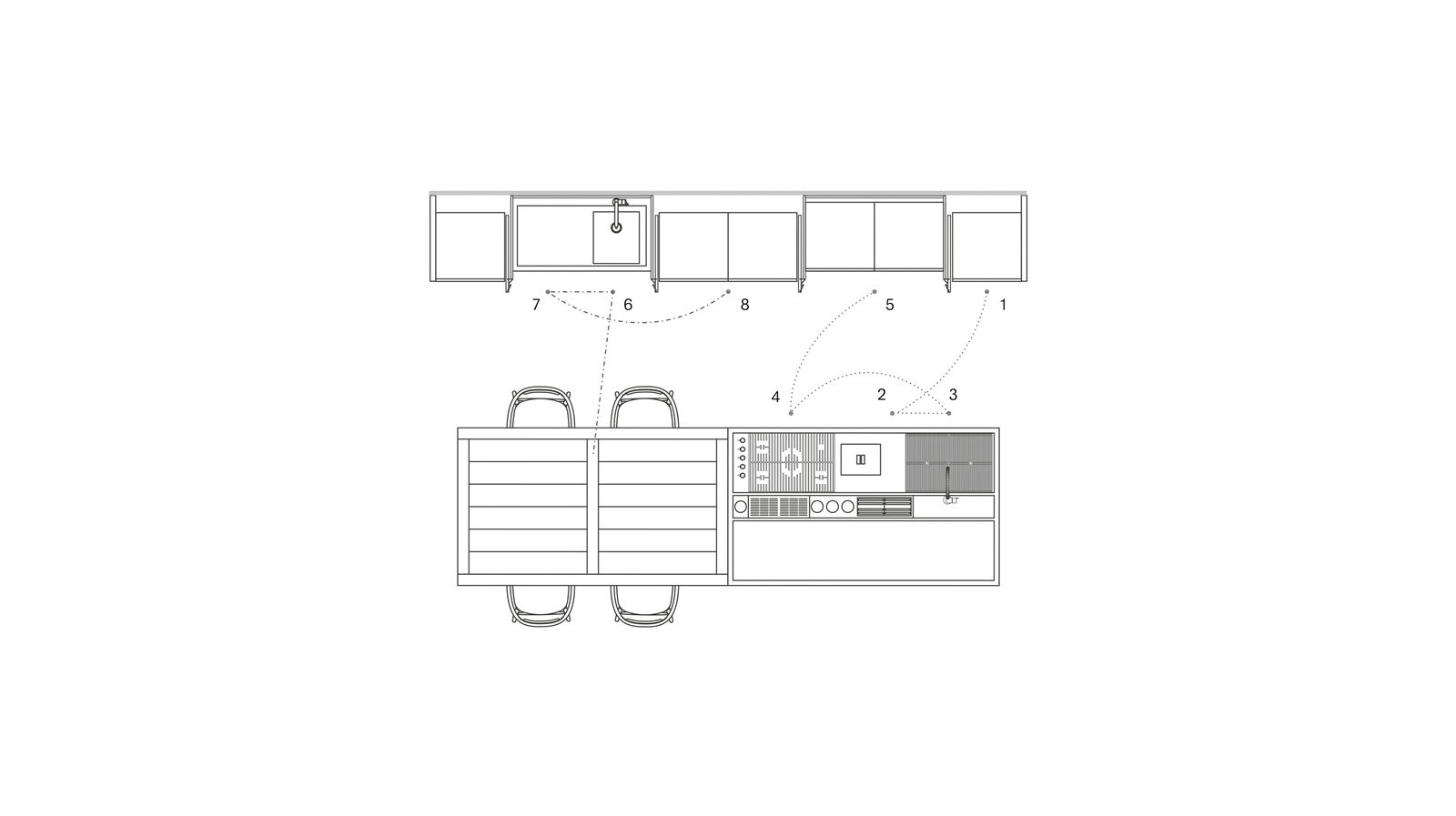 Convivium Kitchen built-in table product 12