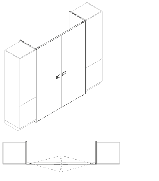 Exclusive elements division system frame system 14