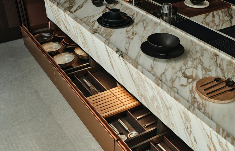 Convivium detail arclinea kitchen shanghai xintiadi showroom