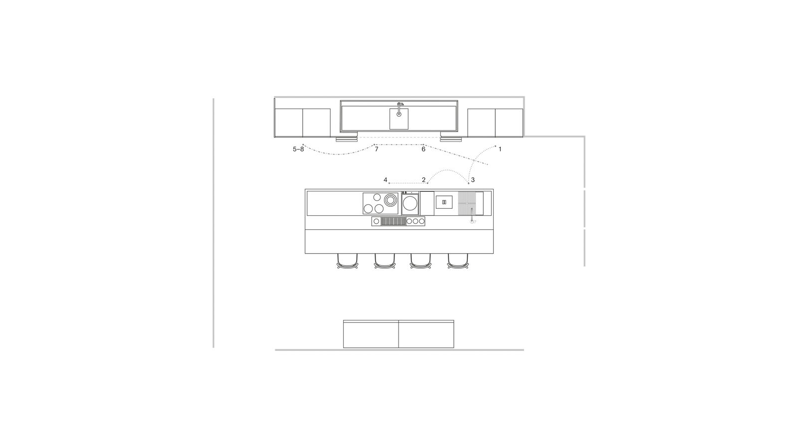 Lignum et Lapis Kitchen layouts 10