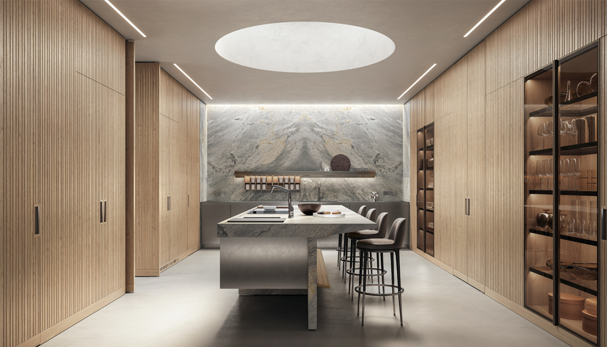 Lignum et Lapis kitchen natural oak