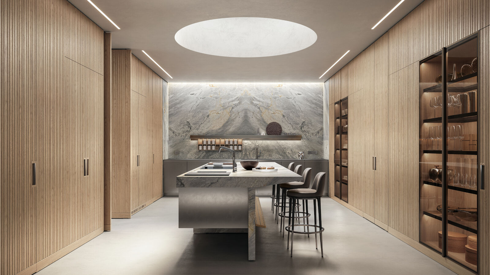 Lignum et Lapis - kitchen - natural oak