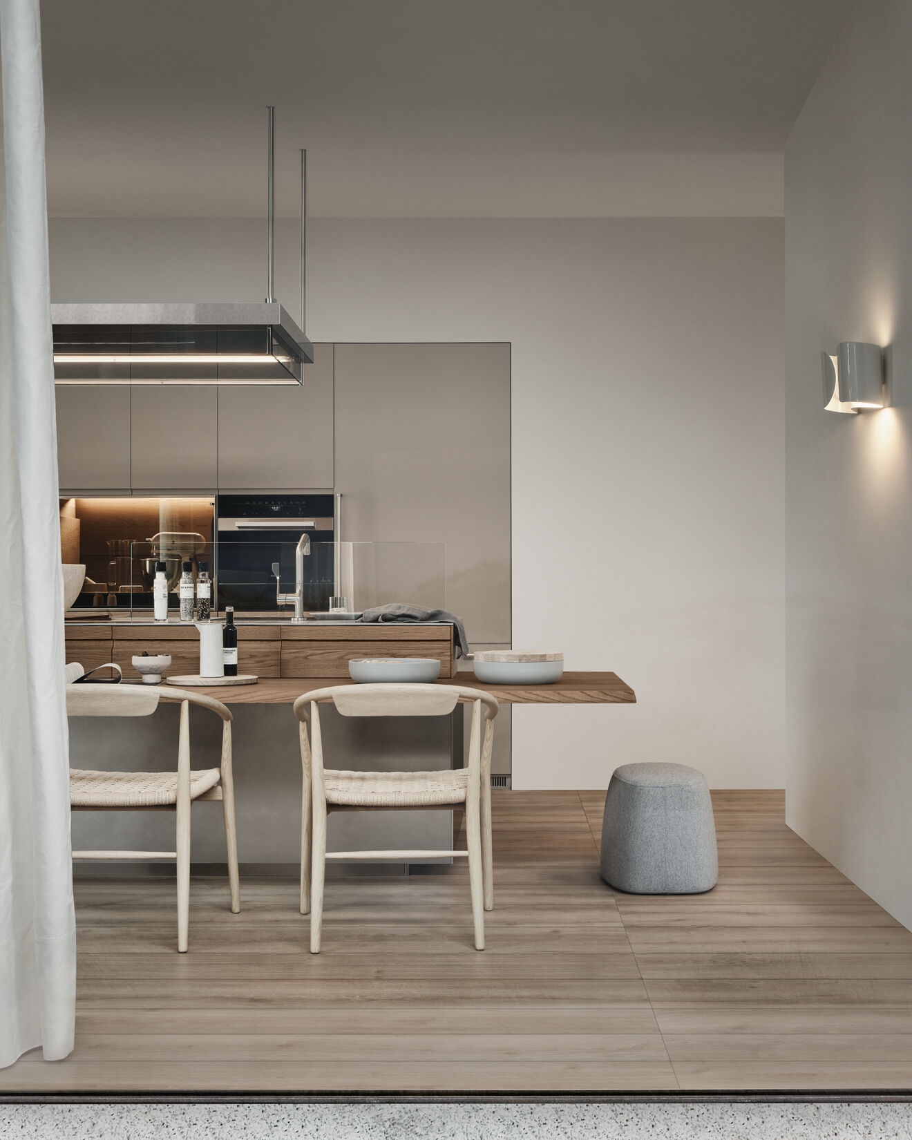 Convivium Kitchen Collection biult-in snackbar