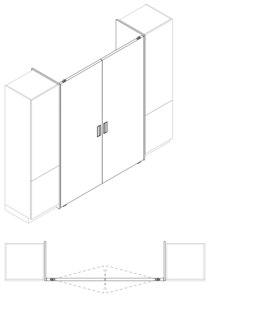 Exclusive elements division system frame system 14