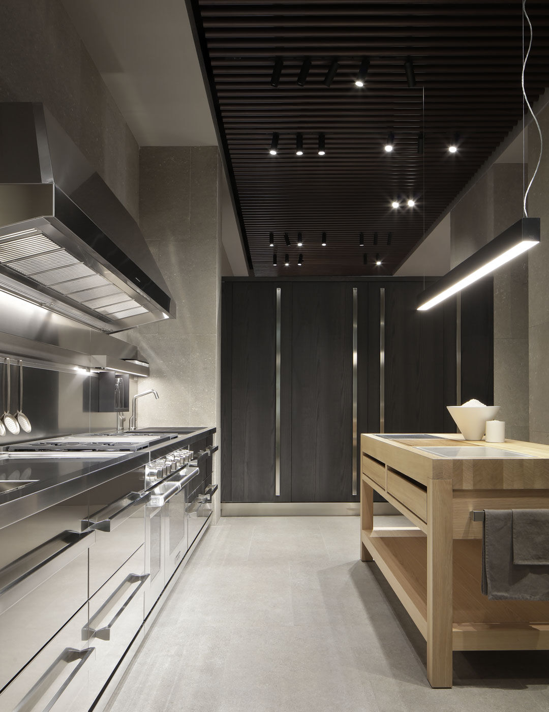 stainless steel luxury kitchen presented for 100th anniversary