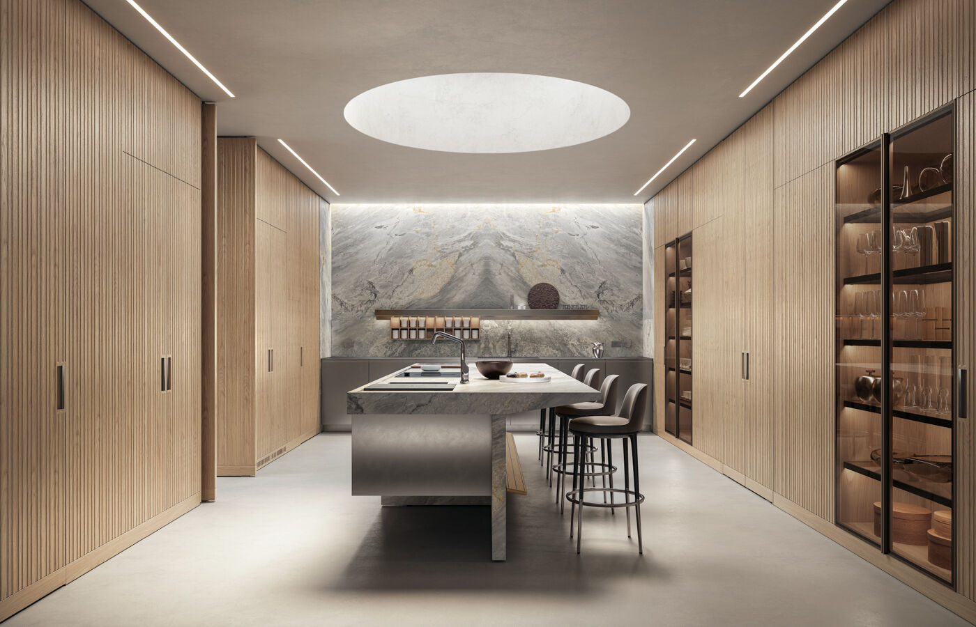 Lignum et Lapis kitchen natural oak 1 M