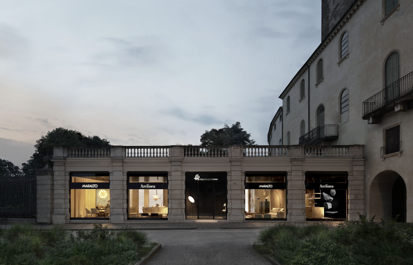 Arclinea Roma Anastasio kitchen showroom 